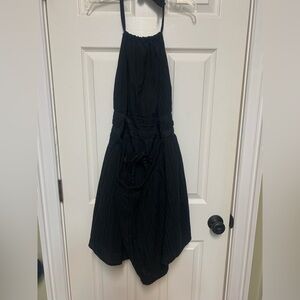 XL black halter top dress